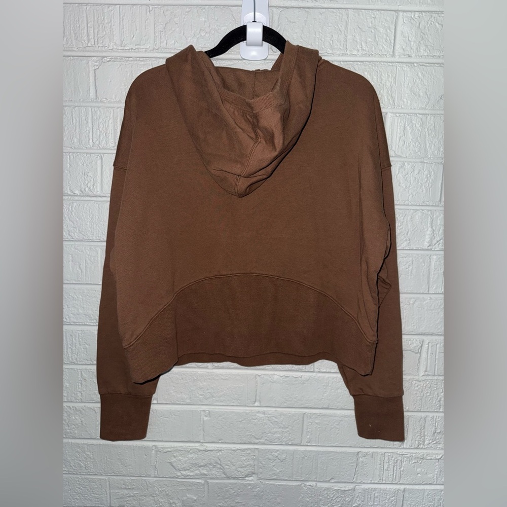 NWT JOYLAB women’s French Terry 1/2 Zip Hooded Pullover Sweatshirt M & XL ✨ - Picture 7 of 8